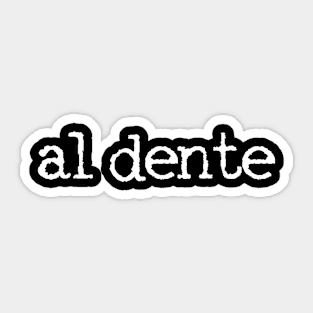 Al Dente Italian Pasta Sticker